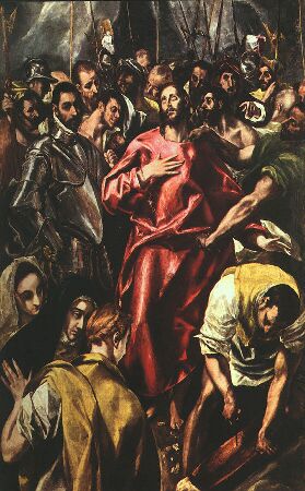 Arrest of Jesus by El Greco