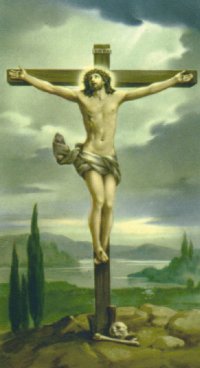 Crucified and Died on the Cross