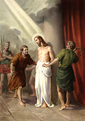 Jesus is Scourged