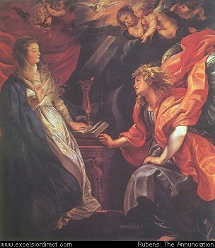 Annunciation by Rubens